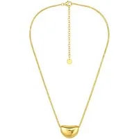 BS Schmuckdesign Kette mit Anhänger Halskette Damen feine Venezianerkette mit Anhänger 18K vergoldet (inkl. Geschenkbox), 18K vergoldet, hypoallergen & wasserfest