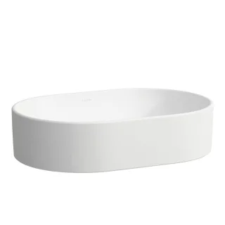 Laufen Waschtisch-Schale SAVOY 380x550x155 oval o. Hl. m.Ül. weiß matt, H8129447571091 H8129447571091