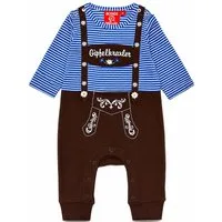 BONDI Strampler Baby Strampler 'Gipfelkraxler' 91837, Stripe blue