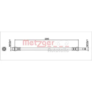 Metzger Bremsschlauch hinten BMW I3