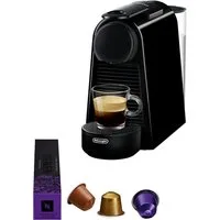 NESPRESSO Kapselmaschine Essenza Mini EN85.B von DeLonghi, Black, inkl. Willkommenspaket mit 7 Kapseln