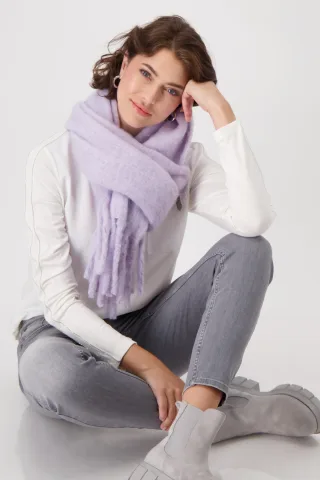 monari - Flauschiger Schal soft lilac - Gr. - OS