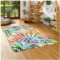 Pergamon Designteppich Designer Teppich Faro Tropical Bunte Zweige, Rechteckig, Höhe: 11 mm