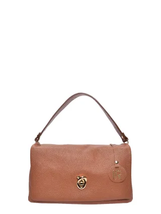 Isabella Rhea Braun Rindsledertasche
