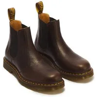 DR. MARTENS 2976 Dark Brown Ambassador Chelseaboots Stiefelette, Boots mit typischer Kontrastnaht