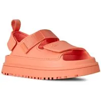 UGG K GOLDENGLOW Sandale, Sommerschuh, Poolslides, Plateauabsatz, mit Klettverschluss