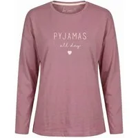 By Louise Pyjamaoberteil Moonlight Magic (Packung, 1-tlg., 1-teilig) Damen Pyjamaoberteil Langarm Baumwolle Shirt