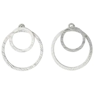 pilgrim - Ohrringe - ZOOEY 2-in-1 silver - Gr. - OS