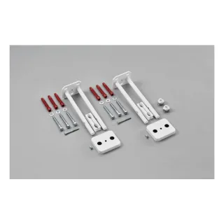 Zehnder Raumteiler Montagezubehör 936011 weiß RAL 9016 für Yucca asymmetrisch