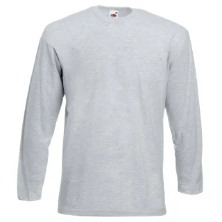 Fruit Of The Loom Herren Valueweight Rundhalsausschnitt Langarm T-Shirt
