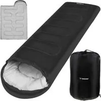 Trizand Schlafsack Mumienschlafsack Deckenschlafsack (Spar-Set, 1 tlg., 147 x 210 cm warm), 2in1 Schlafsack/Decke, Mumienkapuze, wasserdicht