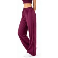 Smilodox Jogginghose Jora, Loose Fit Damen, Trainingshose mit High-Waist & Wide-Leg weiches Material, weites Bein, Baggy Fit, Gym & Homewear
