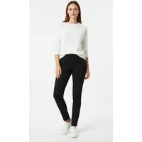Kendindza Collection Stretch-Hose Bequeme Stoffhose elegant Slim Fit Gummibund flexiblem Rückenteil MADE IN ITALY - Weiches Material - Schlupfhose