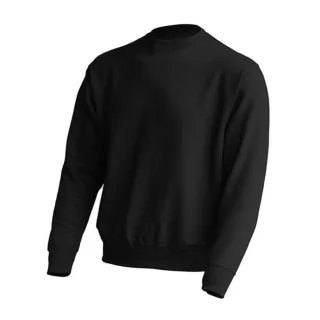 JHK - Sweatshirt Rundhalsausschnitt für Herren/Damen Unisex (Schwarz)