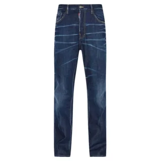 Dsquared2 642 Verblasste Blaue Jeans