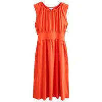 Next Midikleid Sommerliches, tailliertes Jersey-Midikleid (1-tlg)