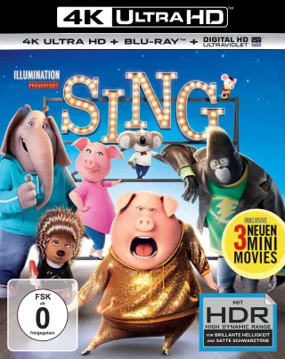 Sing [4K Ultra HD + Blu-ray]