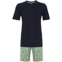 Ringella Shorty mit blauem Oberteil und Bermuda mit Fahrrad-Dessin (2 tlg) 100% Baumwolle