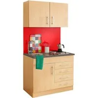KOCHSTATION Pantryküche KS-Toledo, mit E-Geräten, Breite 100 cm