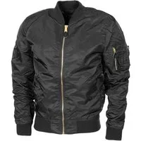 MFH Outdoorjacke US Airforce Jacke MA1, schwarz