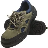 Reis Schuhe Arbeitsschhuhe Schutzschuhe Stahlkappe mit Rindsleder verstärkt Arbeitsschuh