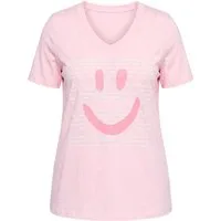MIAMODA T-Shirt T-Shirt Komfort Fit Smiley Halbarm