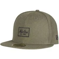 New Era Fitted Cap 59Fifty HEATHER SCRIPT Brand Patch Logo