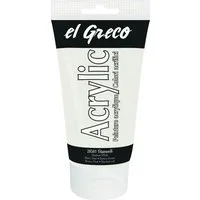Kreul Acrylfarbe Kreul el Greco Acrylic Tube titanweiß 150 ml