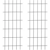 relaxdays Rankgitter Metall 150 cm, 2 St., 2er Pack