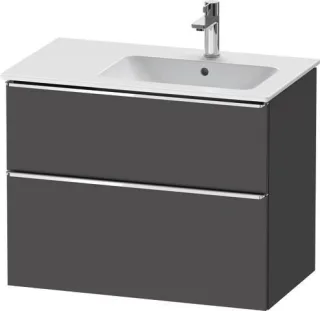 Duravit D-Neo Waschtischunterbau wandhängend Graphit Matt 810x462x625 mm - DE4367010490000 DE4367010490000