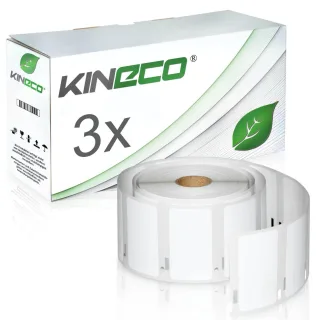 3 Etiketten für Dymo 11354 S0722540 32x57mm