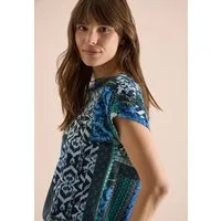 CECIL Print-Shirt mit U-Boot-Ausschnitt