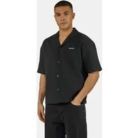 PEGADOR Kurzarmhemd TROY PLISSEE SUMMER SHIRT Baumwollmischung, regular fit