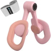 MERACH Beckenbodentrainer Oberschenkeltrainer, Beintrainer für Frauen, Trainingsgerät mit einstellbare Fitnessbänder für zuhause, 360°drehbar, 1-tlg., Gesäß, Rücken, Beinmuskeln und Armen stärken, Fitness Yoga Sportgerät, Postnatale Rückbildung, Wide