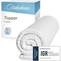 Dailydream, Topper Memory Foam, H3/4, Kaltschaum, mit 7-Zonen Kern schafft hohen Liegekomfort
