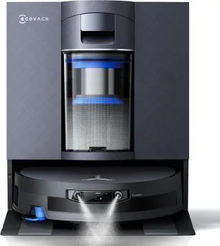 Ecovacs Deebot X12 Omnicyclone [Saug- & Wischroboter 145 Minuten 250ml + 110ml 22.000Pa inkl. Reinigungsstation] schwarz