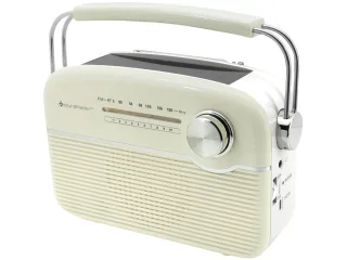 SOUNDMASTER UKW Radio TR480BE, mit Solarpanel, beige