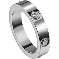 ROUGEMONT Fingerring Partner Ring Freundschaftsring Ring Wasserfest Hypoallergen, Hypoallergen