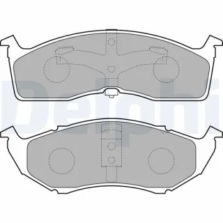 Delphi Bremsbel?ge vorne Chrysler Dodge LP1531