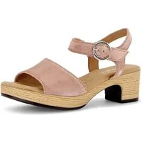 Gabor KRETA Sandalette, Blockabsatz, Sommerschuh, Riemchensandale in Komfortweite G (weit)