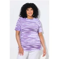Ulla Popken T-Shirt T-Shirt Ziersteine U-Boot-Ausschnitt Halbarm