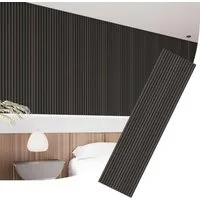 IZODEKOR 3D Wandpaneel IZODEKOR 3D Akustik Wandpaneele Holz 60x240cm Wandverkleidung 2er Set