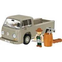 Volkswagen T2a Pritschenwagen, Konstruktionsspielzeug grau, Maßstab 1:35