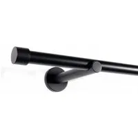 Deco-Raum Gardinenstange Trend, Ø 19 mm, 1-läufig, kürzbar, Wunschmaßlänge, Bohren, verschraubt, Metall, Komplett-Set mit Befestigungsmaterial