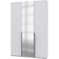 Wimex Kleiderschrank Mugano,in 5 Breiten,2 Höhen,2 Tiefen, viele Farben, Made in Germany (in Basic oder Premium Ausstattung) mit langen Griffen aus Metall, mit oder ohne Spiegel