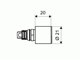 Schell Verlängerung QUICK Stecktechnik 20mm chrom für EV und Kombinations-EV 007040699