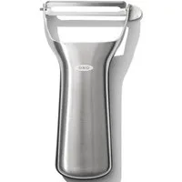 OXO SteeL Kartoffelschäler, integrierte Kartoffelaugenentferner, Edelstahl