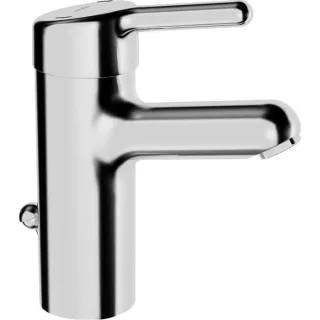 Hansa Waschtischarmatur Hansamedipro 01612103 verchromt, Ausladung 120 mm, mit Ablaufgarnitur