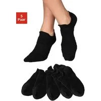 LASCANA ACTIVE Sneakersocken Sneaker Socken Damen, Kurze Sportsocken, Lauf- Wandersocken (Packung, 5-Paar) mit Frottee Details