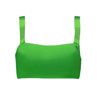 Puma - Bikini Oberteil für Damen, Bandeau (Leuchtend Grün)